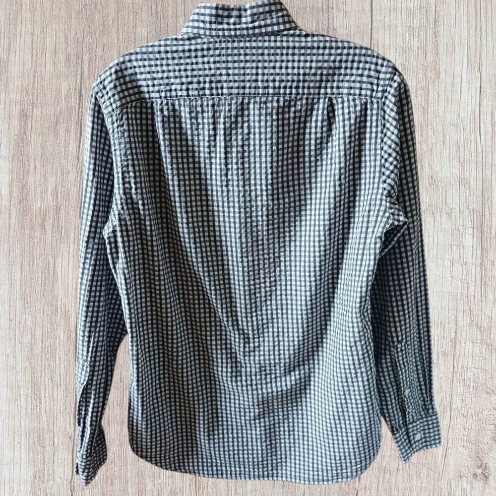 J.Crew Gingham Button-Up Long Sleeve Shirt Size XSmall